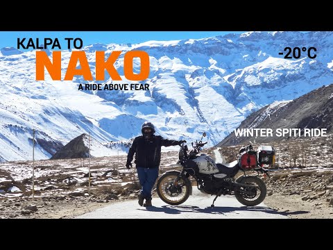 KALPA TO NAKO -20°C | EP-2 WINTER SPITI RIDE A RIDE ABOVE FEAR 
