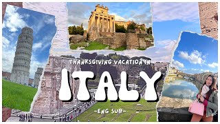 【イタリア旅行】ローマ・フィレンツェ6泊7日｜ Italy vlog ｜ENG SUB