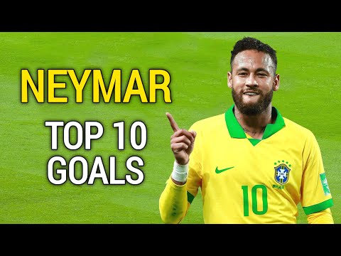 Neymar Jr - Top 10 Goals For Brazil