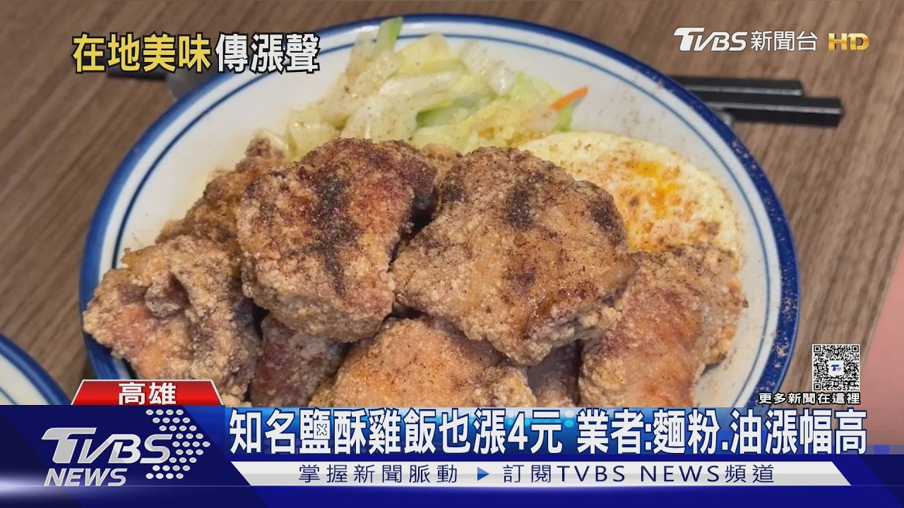 影音/荷包注意!名店「漲」聲響起 烤鴨漲30元、鹽酥雞飯4元