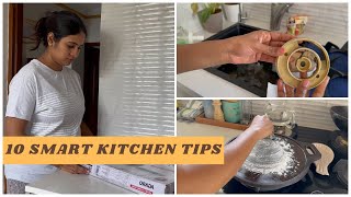 10 SMART KITCHEN TIPS & TRICKS | Useful Kitchen Tips to make Cooking Easy |Simple & Time saving hack