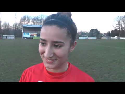 Rania Romdane après KFC Rapide Wezemaal   RWDM Girls le 19 01 2019