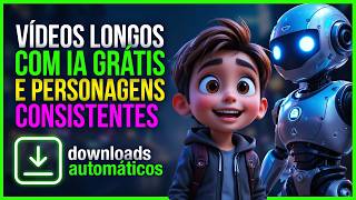 Não Precisa Pagar: Crie Vídeos LONGOS com IA GRÁTIS E ILIMITADA