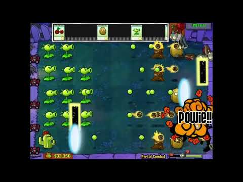Plants Vs Zombies | Mini-Games #11 - Portal Combat