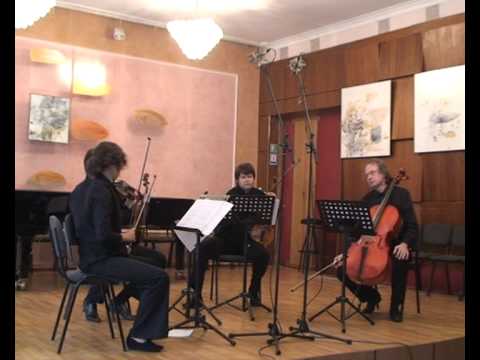 Anna Leonova.  String quartet (in three movements)