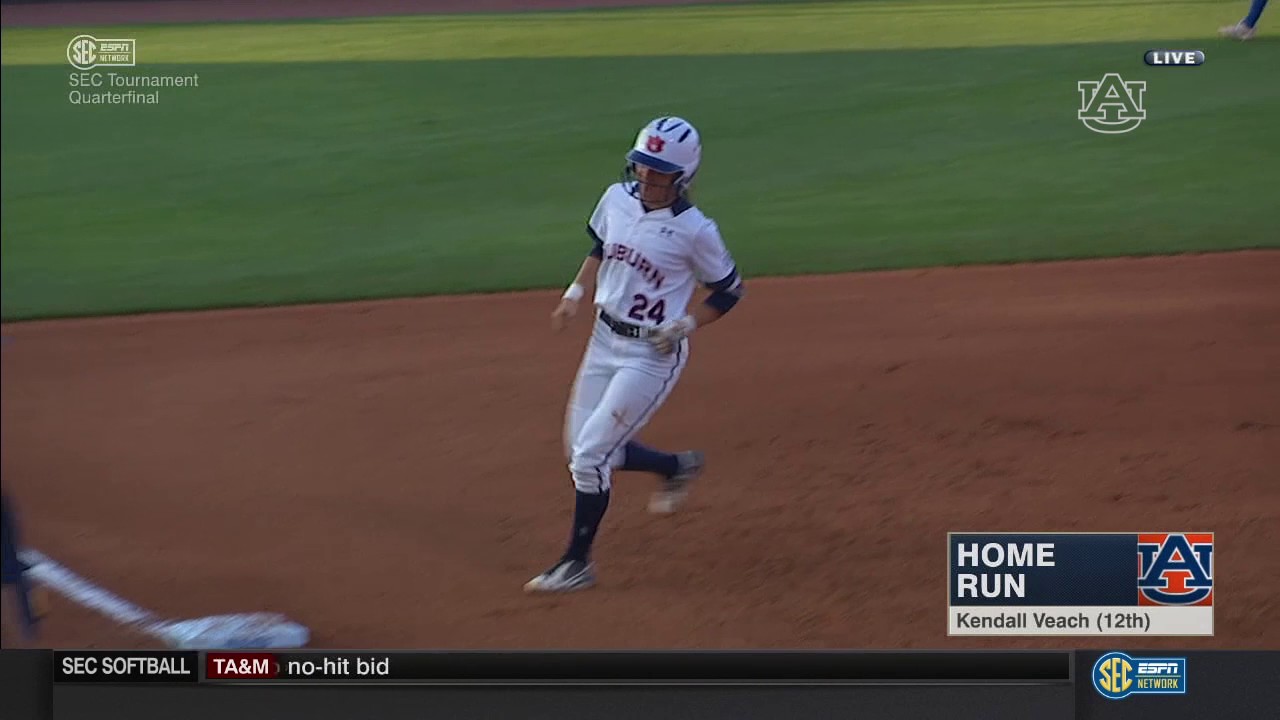 Auburn softball defeats Kentucky 2-0 (SEC Tournament)