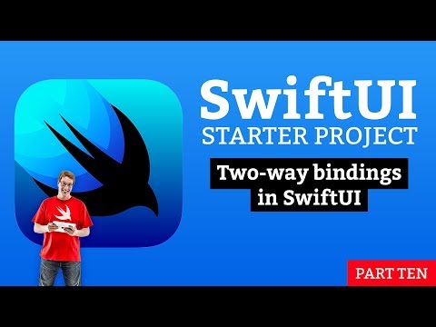 Two-way bindings in SwiftUI - SwiftUI Starter Project 10/14