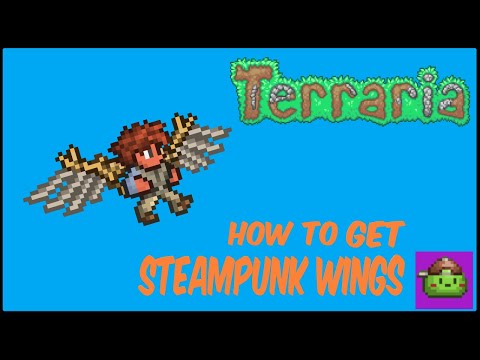 How To Get Steampunk Wings In Terraria (Very Easy) | Terraria 1.4.4.9