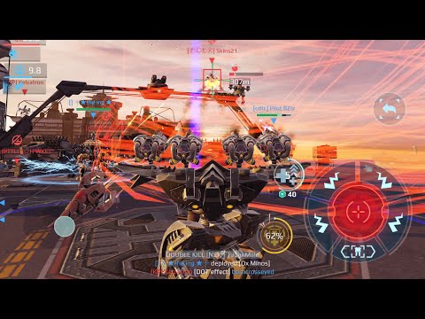 Incinerator Behemoth fries some weather chickens on Carrier — War Robots