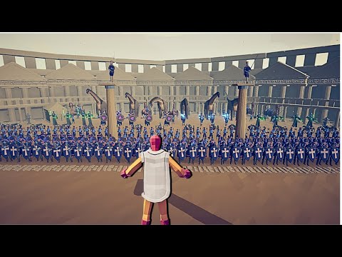 SAITAMA ONE PUNCH MAN  VS 100x ARMY UNITS (COLOSSEUM | TABS - Totally Accurate Battle Simulator