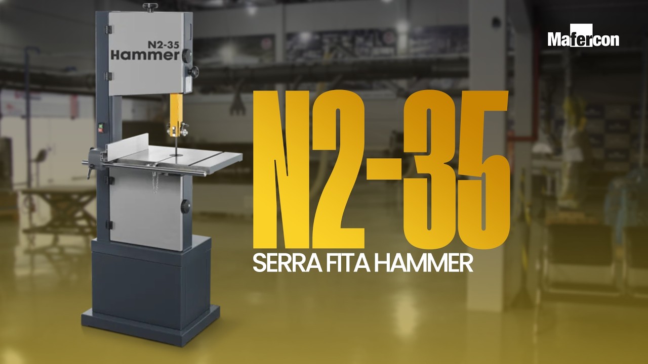 Vídeo do produto Serra Fita para Madeira Hammer N2-35