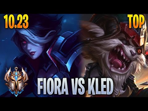 Fiora Top vs Kled - 10.23 Challenger