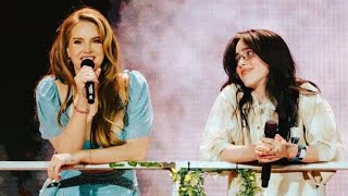 Lana Del Rey and Billie Eilish Perform Ocean Eyes and Video Games together Live at Coachella