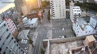 熊本ライブカメラ🔴３号線〜銀座通りの混雑状況【パスート24銀通(屋上)】 live webcam