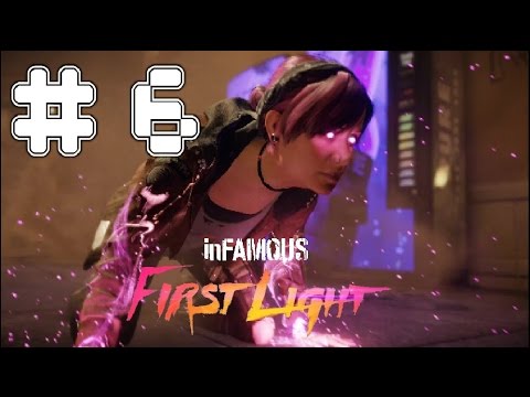 Infamous First Light - Game Walkthrough - Part 6 - Hunting Shane - PS4 [HD]