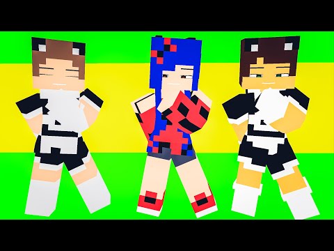 BELLAMY MEME X SUPER IDOL : MINECRAFT ANIMATION BAGAS CRAFT AND LADYBUG 015 - MONSTER SCHOOL