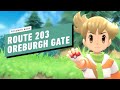 Pokemon Brilliant Diamond Shining Pearl Walkthrough Part 3 - Route 203, Oreburgh Gate