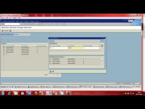 Create/Define Number Range for Vendor Account Groups in SAP FI module.
