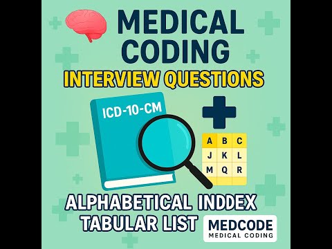 ICD-10-CM Medical Coding Interview Questions | Alphabetical Index & Tabular List Explained!
