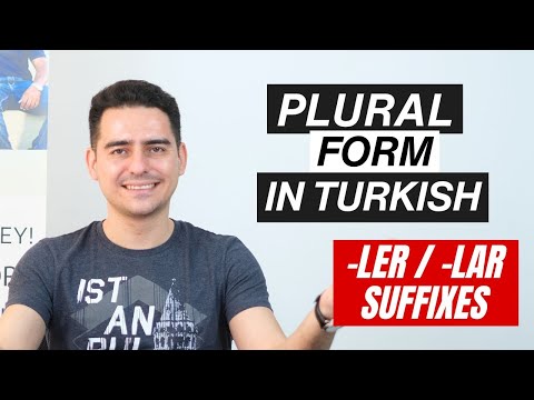 Mastering Plural Forms in Turkish Language | Learn -ler / -lar Suffixes for Making Words Plural