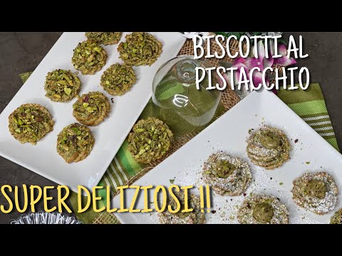 BISCOTTI AL PISTACCHIO DI BRONTE -PISTACHIO COOKIES