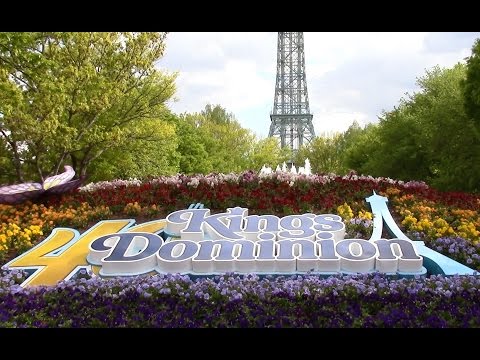 Kings Dominion Full Park Walkthrough 2015 HD 60fps