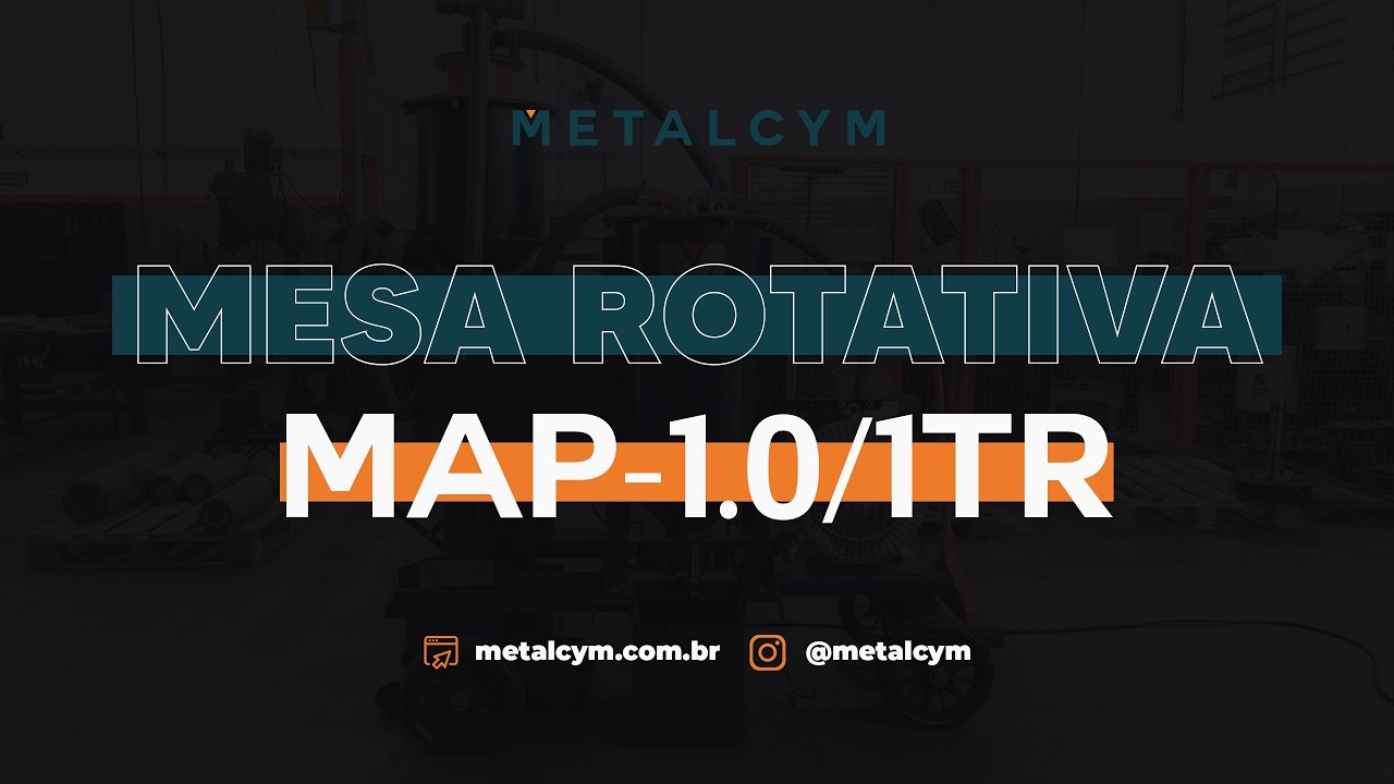 METALCYM / Mesa Rotativa Modelo MAP 1.0/1TR