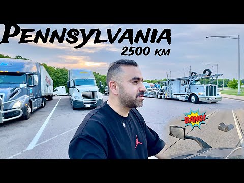 A solo trip to PENNSYLVANIA on VOLVO Truck | 752