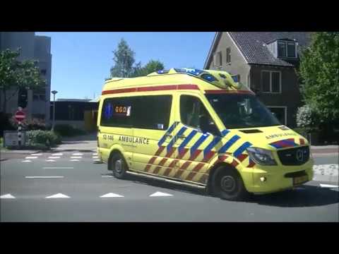 6X ambulance met spoed in Kormmenie Haarlem en Zaandam