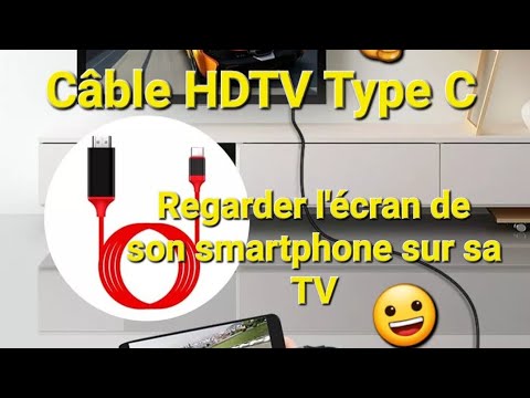Câble HDTV : Comment avoir l'image et le son de son téléphone sur sa TV ‼️ Simple et rapide 😀