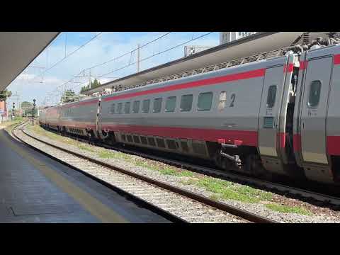 FRECCIARGENTO ETR 485 N.41 in partenza da Rimini   -   30 Giugno 2024