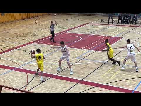 (Mathis) U14 Pully Lausanne Foxes vs Neuchâtel basketball