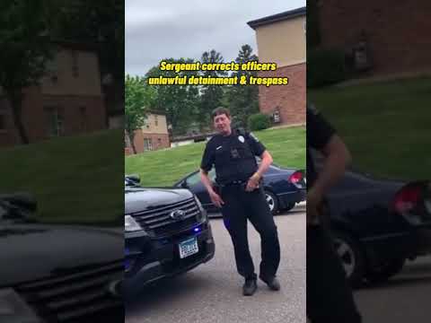 Sergeant fixes officers mistake. police vs civilians