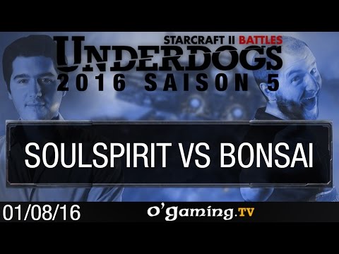 Soulspirit vs Masterbonsai - Underdogs 2016 S5 - Qualifier #1