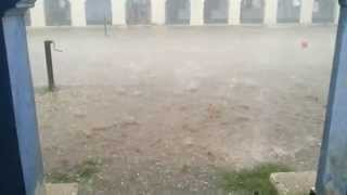 preview picture of video 'Hailstorm in Pilani'