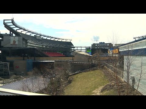VIDEO: What Gillette Stadium looks like without its iconic lighthouse
