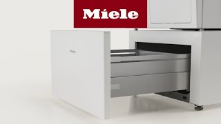 WTS510 Sockel mit Schublade: Installation an W1 | Miele