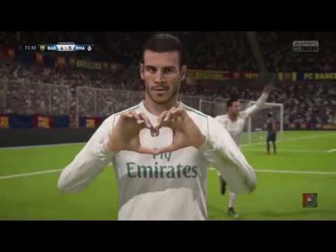 FIFA 18 ROAD TO DIVISION 1 PART 182 - BARCELONA VS REAL MADRID - FIFA 18 Online Seasons Gameplay