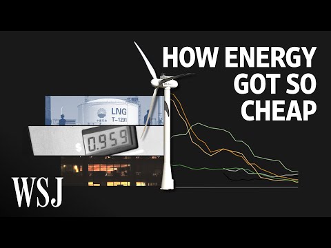 エネルギーコストの下がり方（How Energy Got So Cheap | WSJ）