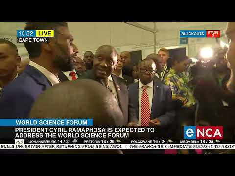 President Cyril Ramaphosa expected to address World Science Forum