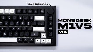 MonsGeek M1 V5 VIA Review - Mods Teardown & Sound Test