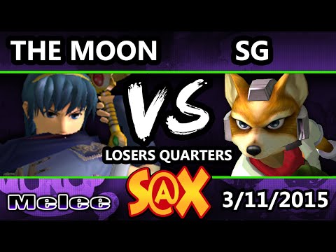 S@X - SG (Fox) Vs. CTRL | The Moon (Marth) SSBM Losers Quarters - Smash Bros. Melee