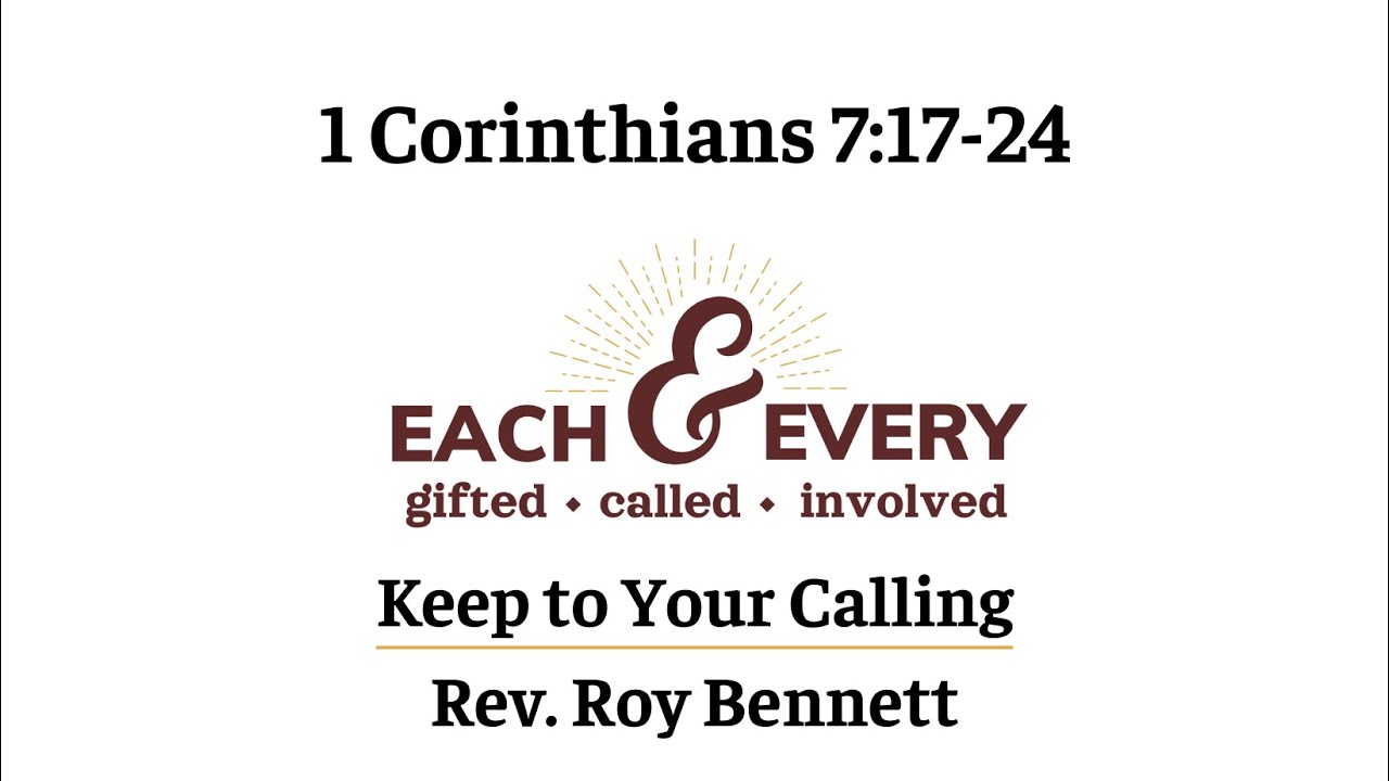 Keep to your calling
