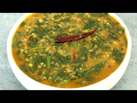 ডাল দিয়ে এমনভাবে পালংশাক রান্না করুন জীবনেও স্বাদ ভুলবেন না, বাচ্চারাও পছন্দ করবে। Palong Shak