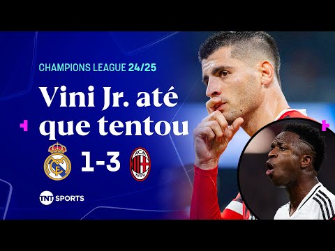Gols e lances de Real Madrid x Milan