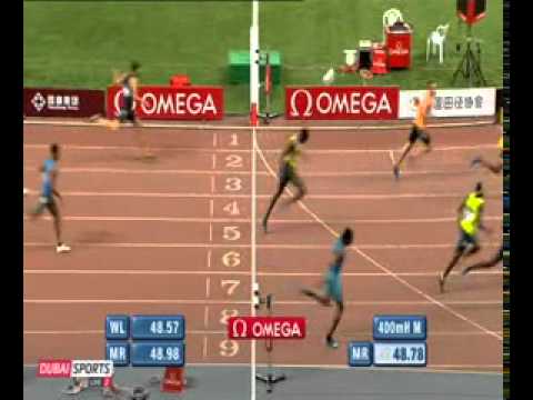 Diamond league 400m hurdles 18/05/2014