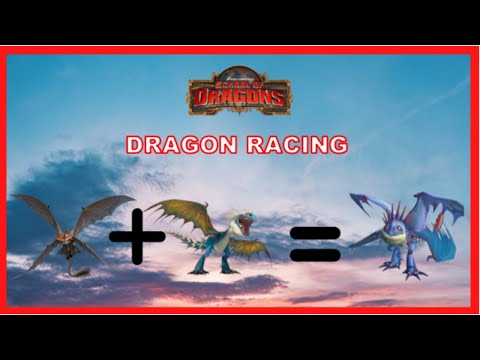 RACING WITH THREE DRAGONS Stormcutter, Deadly Nadder, Deathly Galeslash - School of Dragons Gameplay