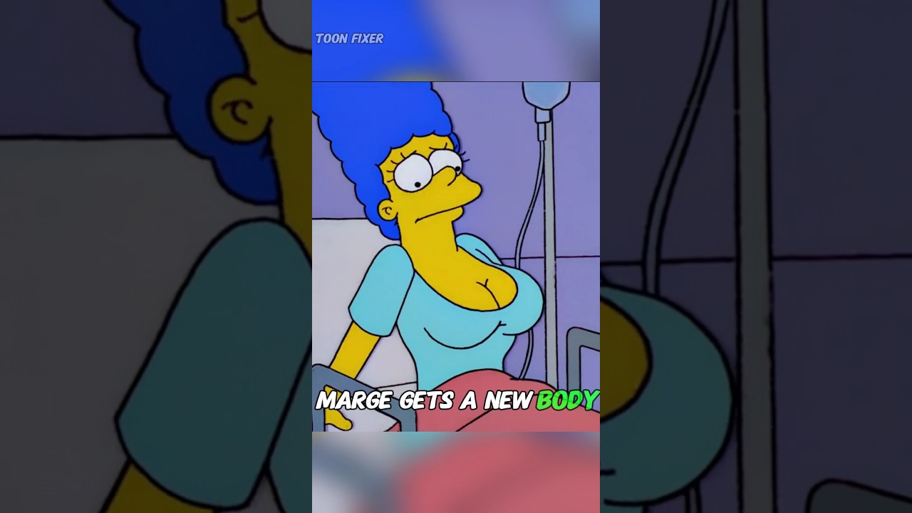 Marge gets a makeover #simpsons #thesimpsons #shorts