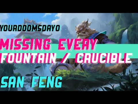 MISSING EVERY FOUNTAIN / CRUCIBLE TO SAVE MY TEAM - HARDCARRYING WITH CAPTAIN SAN FENG VAINGLORY 5V5