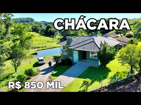 (VENDIDO) CHÁCARA À VENDA CACHOEIRA CASA FRUTAS ÁGUA BOA E PAZ